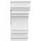 Ekena Millwork Standard Olympic Architectural Grade PVC Bracket with Traditional Ends, 5"W x 12"D x 12"H BKTP05X12X12OLY01 - alternate 3